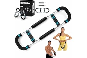 ZAUCET Twister Arm Trainer, 40-100lb Adjustable Chest Workout Equipment Power Twist Arm Trainer, Forearm Strengthener, Portable Spring Resistance for Home Fitness