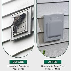 NO-PEST VENT, Exclusive Dual Door Dryer Vent Cover