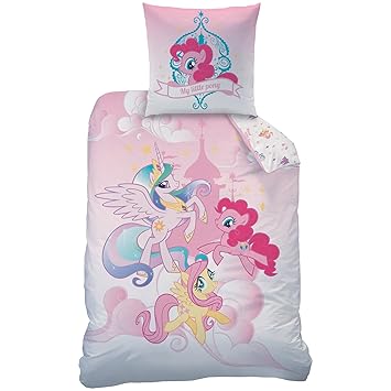 CTI 044702 My Little Pony ROYALLY Bettwäsche für Kinder Baumwolle Rosa 200 x 140 cm