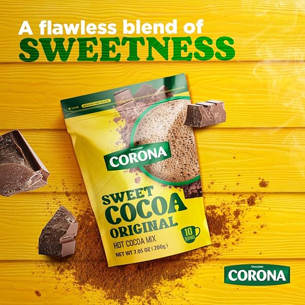 CORONA, SWEET COCOA ORIGINAL, INSTANT POWDER MIX, 7.05 OUNCES, PACK OF 1.