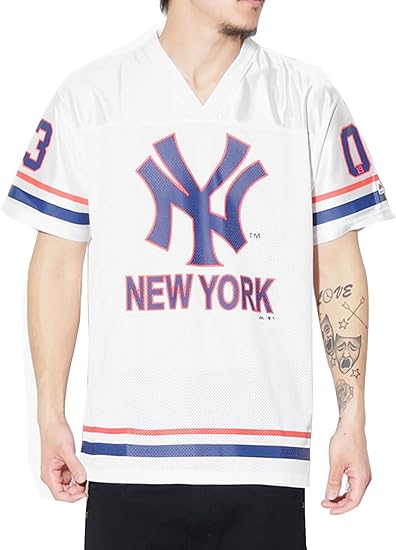 Amazon Majestic マジェスティック フットボールシャツ メンズ メッシュ Mm01 Nyk 0262 B系 ストリート系 ファッション 大きいサイズ Tシャツ カットソー 通販