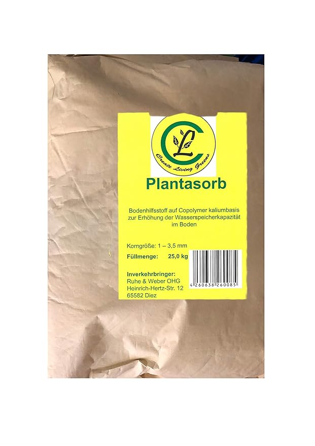 ClassicLine Plantasorb Wasserspeicher Granulat Pflanzengranulat für Pflanzen & Gräser Kokos Blumenerde, Balkonkästen, Wassers