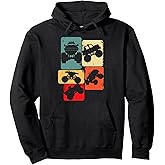 Monster Truck Boys Kids Pullover Hoodie