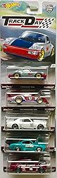 Hot Wheels Car Culture Track Day Set Of 5 Porsche