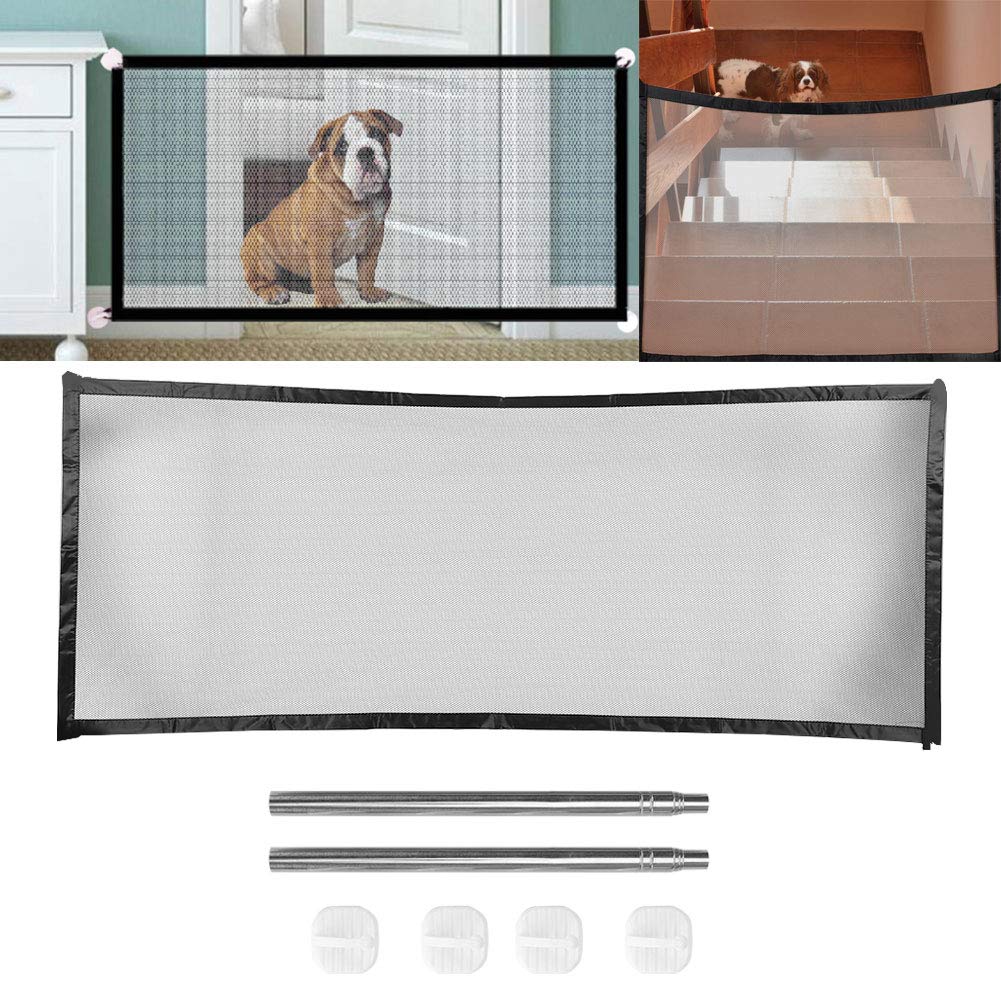 Mesh Pet Gate,Baby Safety Gate Portable Folding Safety Fence