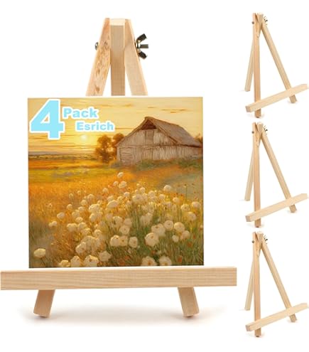 Lion Mini Display Easel - Polished Brass Tabletop Photo Picture Frame