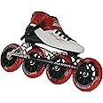 Inline Speed Skates Adult for Mens Womens, Professional Fitness Racing Skates Adult Male, High Performance Roller Skating, Black