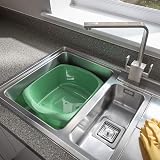 Addis Large Rectangular Washing Up Bowl Jade Green 9.5 Litre view 2