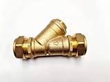 Wärmer System Brass 15mm 22mm Inline Y Strainer Stainless Steel Mesh Filter view 3