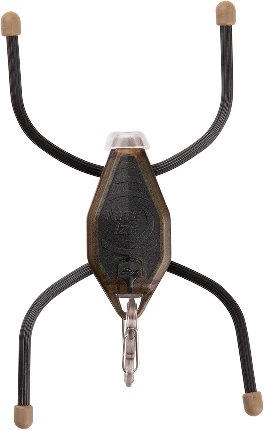 Nite Ize BGTR02-29-R7 BugLit Micro Flashlight USB Rechargeable Task Light, Coyote