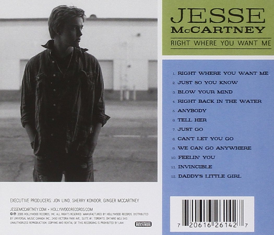 Mccartney Jesse Right Where You Want Me Amazon Com Music right where you want me