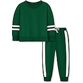 SOLOYEE Toddler Girl Clothes Fall Winter Outfits Long Sleeved Pullover Sweatshirt + Sweatpants 2 Pcs Casual Sweatsuits Sets