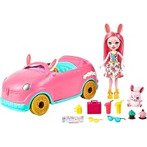 Enchantimals Glam Party - Camión De Estilismos Con Remolque, Muñeca Y Mascota, Más De 25 Accesorios, Regalo Para Niños +3 Años (HPB34)