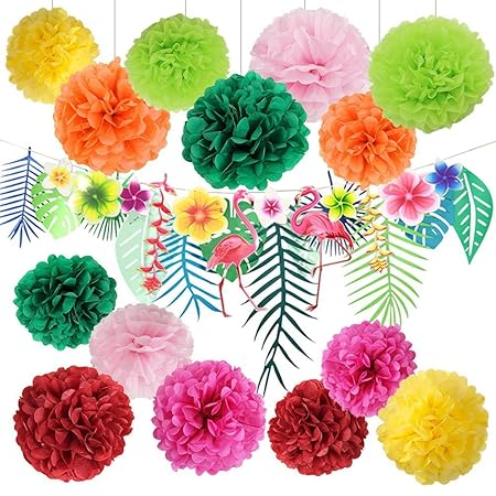 Hawaiian Luau Decorazioni Per Feste Tropical Tiki Fiori Di