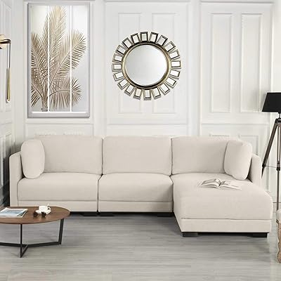 Casa AndreaMilano Modular Convertible L-Shaped Sectional Sofa