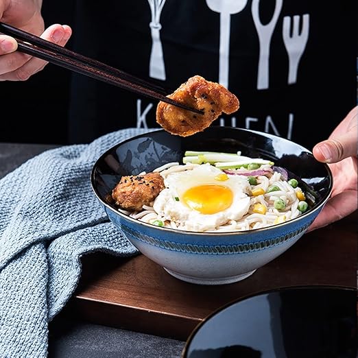 YY-xw Vajilla para el hogar de cerámica Ramen Creativo Cuenco de ...