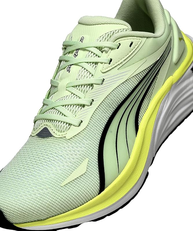 Herren Electrify Nitro 4 Straßen-Laufschuh, Apple Spritz-LUX Lime Black, 40.5 EU, Apple Spritz LUX Lime PUMA Schwarz, 40 EU