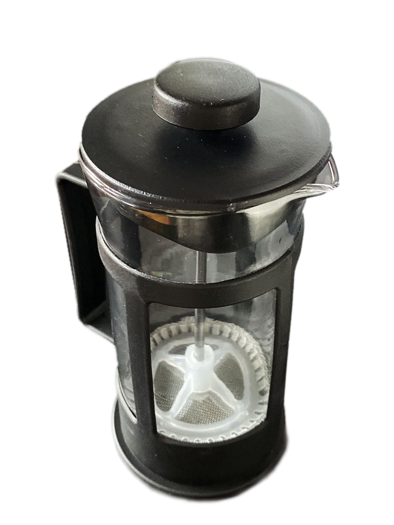 Glass tea pots (300 ml) Black tea, green tea, infusions... French tea pot with individual plunger. Portable. Easy to use and clean.