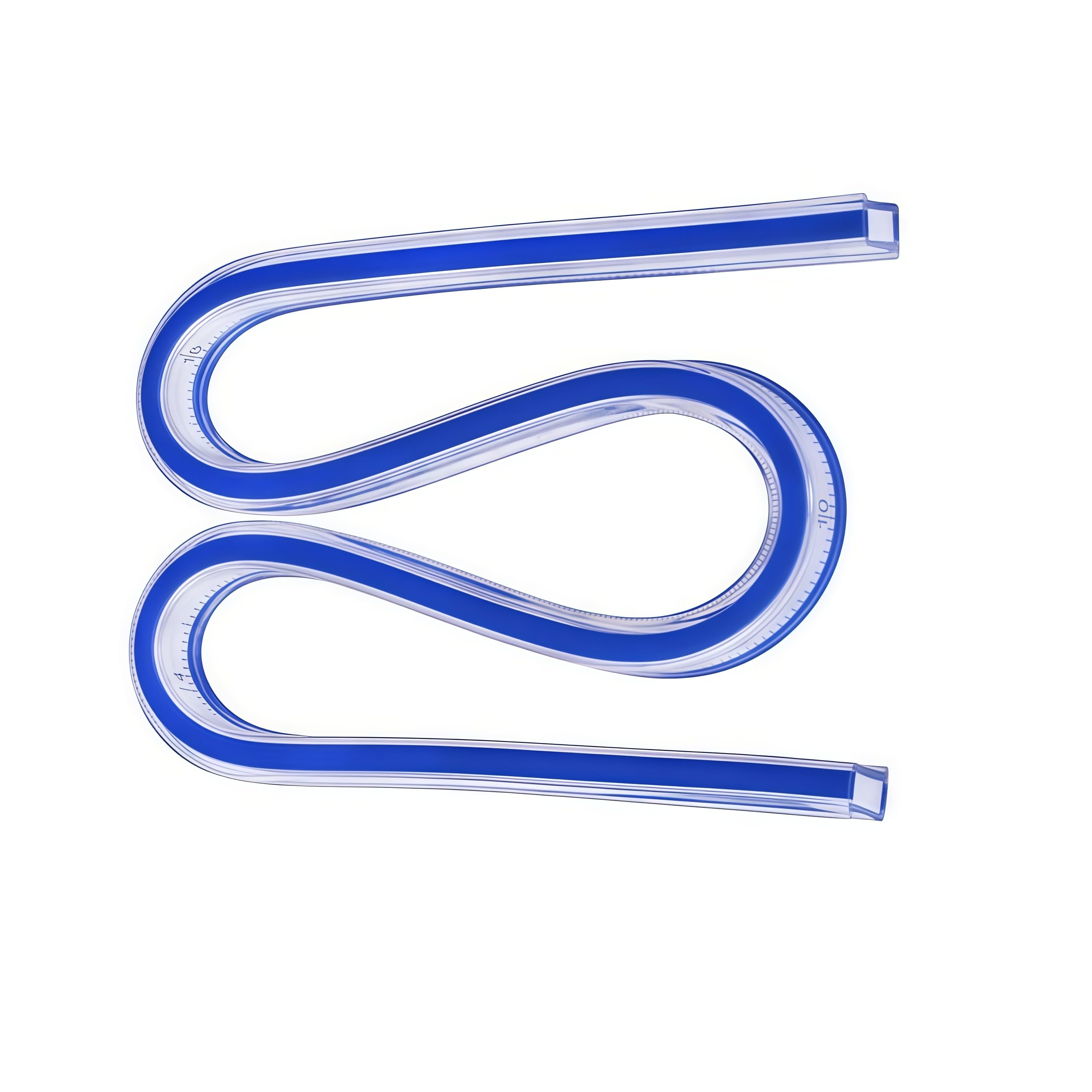 60 cm flexible curve ruler, round ruler sewing, flexible curves ruler measuring tool for drawing graphics and dress design.