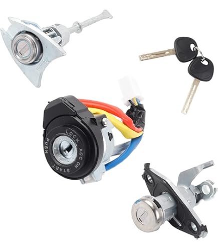 Neuf Ensemble Neuf Contacteur Serrure Allumage + 2 Clés - Compatible Kia 81910-B2100