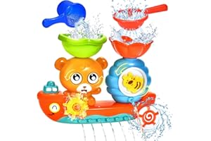 Bath Toys for Toddlers 1-3 Baby Bath Toys for Kids 1 2 3 Year Old Boys Girls Tub Toy for Baby Sensory Water Toy 6-12-18 Month
