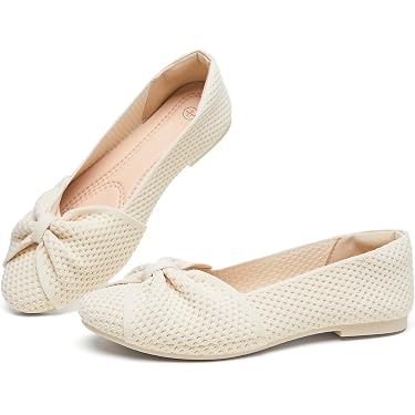 amazon ladies flat dress shoes Amazon.com: MUSSHOE Comfortable Office Flats for Women: Pointed Toe Work Shoes with Memory Foam