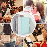falllea A5 PU Leather Ring Binder 6 Hole Refillable Cover Blue view 4