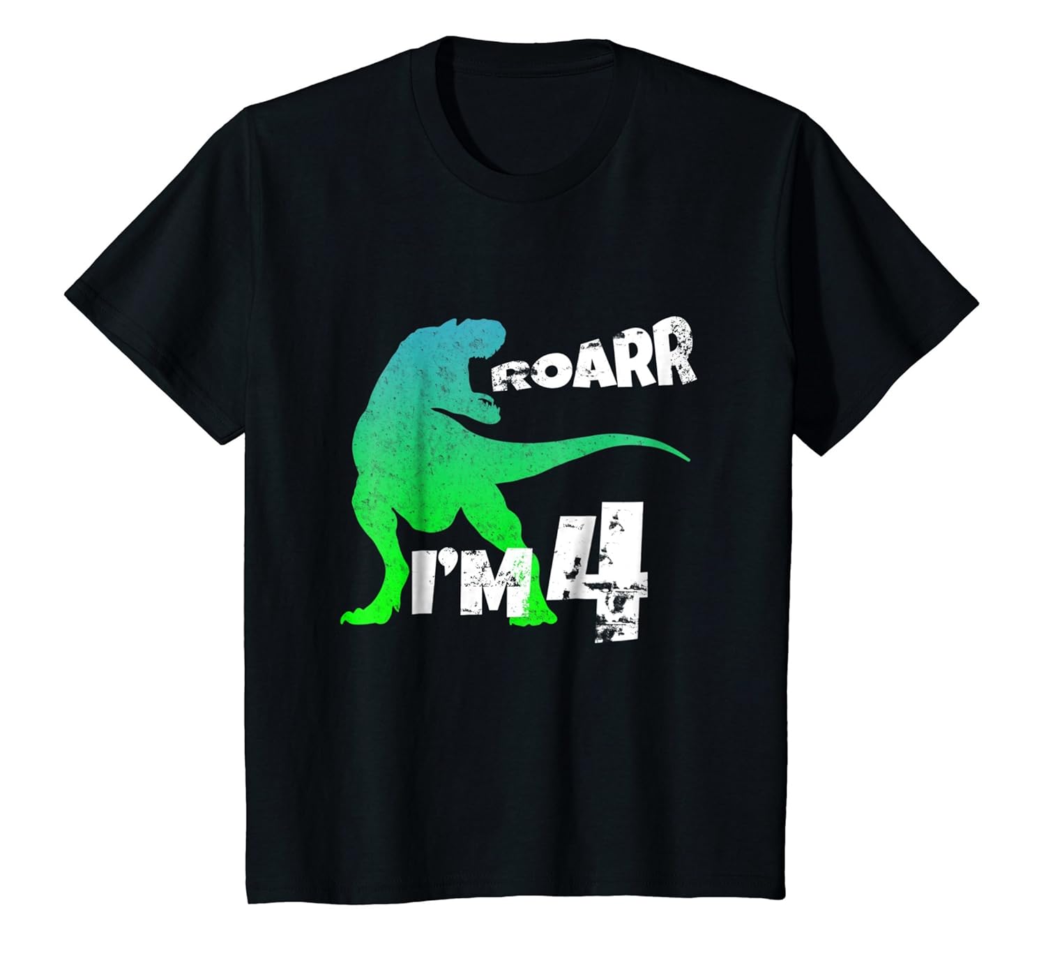 Kids 4 Year Old Birthday Boy Gift Shirt Roar Im Four Dinosaur Teehay