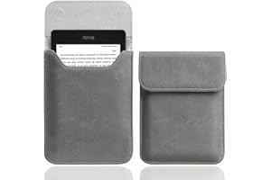WALNEW Sleeve Case for 7" Kindle Paperwhite and Colorsoft Signature Edition, Protective Pouch Bag Case Cover for 6.8-inch Kindle Paperwhite 11th Gen (Gray)