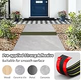 SEGNAYEN 1M Heavy Duty PVC Floor Cable Cover Black 3 Channel Self Adhesive view 4