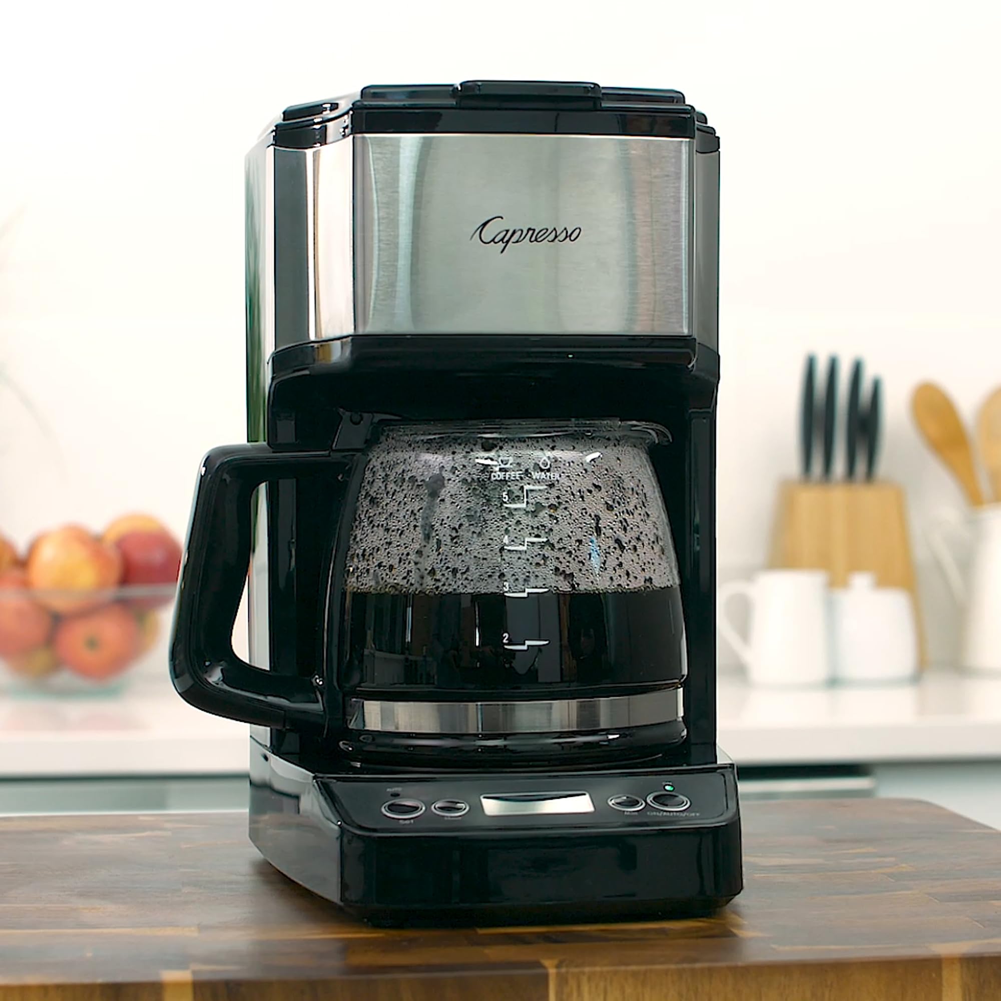 Mua Capresso 5Cup Mini Drip Coffee Maker, Black and Stainless Steel