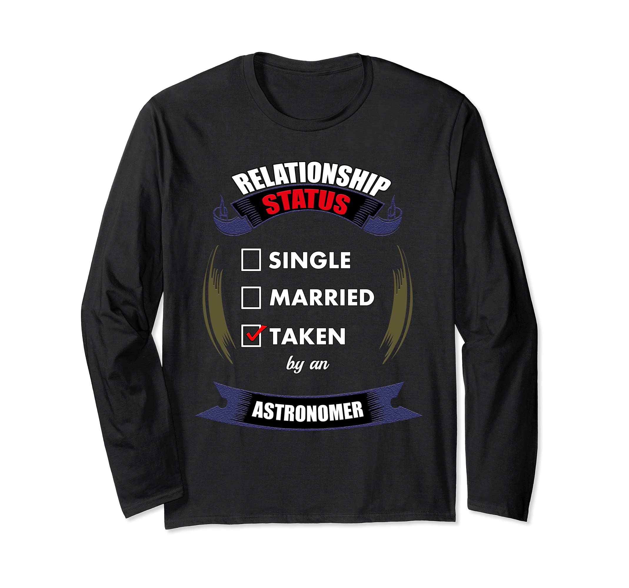 Astronomer gift, stars Scientist Astronomy funny Science Long Sleeve T-Shirt