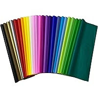 Ocean Tides Tissue Paper Gift Wrap | Acid-Free Tissue Paper for Gift Bags | 25 Assorted Colors | Gift Wrapping Paper Pack for