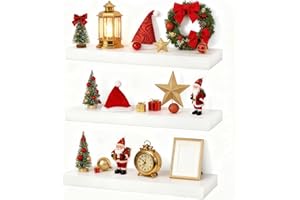 Floating Shelves, Wall Shelf - 3 Sets, Mtablette Murale, Floating Shelves Wall Mounted, Room Decor for Bedroom Aesthetic, Bat