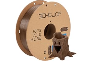 3DHoJor PLA Pro (PLA+) Filament 1.75mm, 3D Printer Filament, Cardboard Spool, +/- 0.03 mm-Brown, 1kg