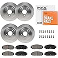 MAX Advanced Brakes - Brake Kit For 2009-2017 Chevrolet Traverse, 2007-2017 GMC Acadia, Buick Enclave| Carbon Ceramic Brake a