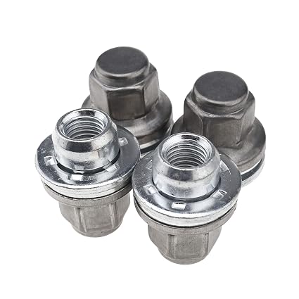 10 X Verchromt Radmutter M12x1,5 Flachbund SW21
