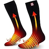 GEMSTONEGO Electric Heated Socks for Teenagers Youth,Rechargeable Battery Powered Operated Heated Socks for Middle Senior High School