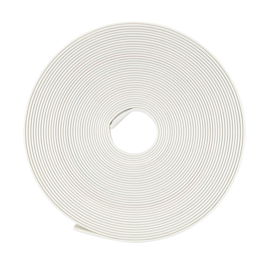 sourcing map Heat Shrink Tubing 15.5mm Flat Width 2:1 Heat Shrink Wrap Cable Sleeve Tube 5m White