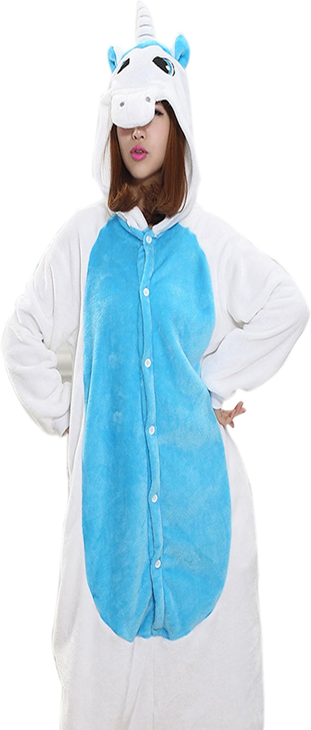 Adult Animal Onesie Costume Cosplay Plush Pajamas Set for Christmas Party