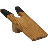 Wooden Boot Jack | No Bend Cowboy Boot Puller | Heavy Duty Shoe Remover | Works on Boots and All Shoes with Non Staining Rubber Lining Grips | One Size Fits All