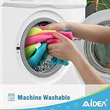 AIDEA Microfiber Cleaning Cloths 100 Pack 12x12in Lint Free Scratch Free view 6