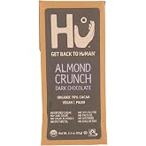 Hu Kitchen, Bar Chocolate Dark Almond Crunch Organic, 2.1 Ounce