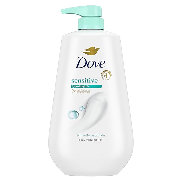 DOVE BODY WASH WITH PUMP SENSITIVE SKIN FOR...