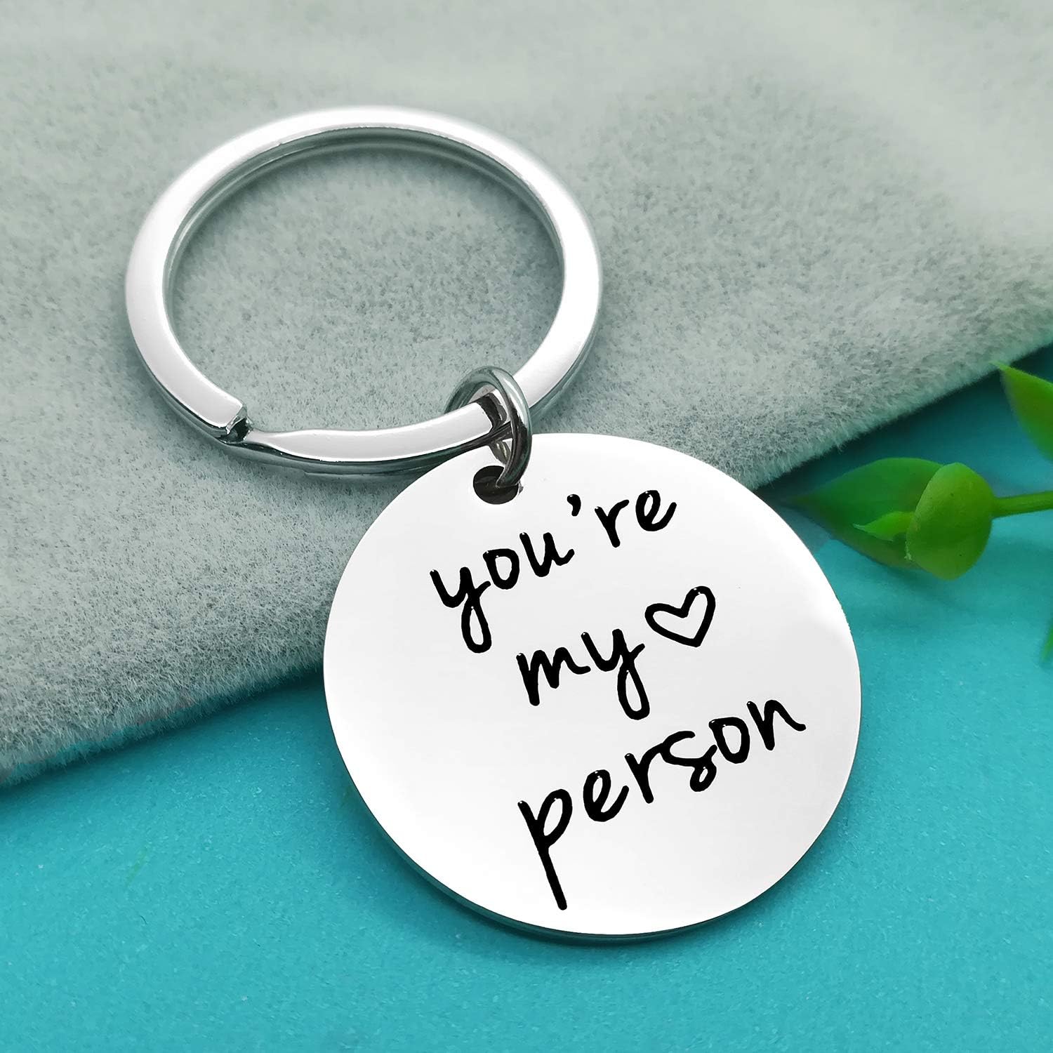 Couple Keyring Gift Best Friend Keyring You Are My Person Keyring for Couple Friends Christmas Birthday Gift Best Friend Gift Friendship Keyring Valentines Day Keyring Gift for Boyfriend Girlfriend - Image 3