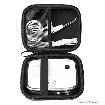 Aproca Hard Grey Case compatible with Waterpik WF-04 Sidekick Water Flosser (grey)