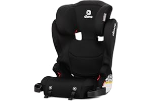 Diono Cambria 2XT XL, Dual Latch Connectors, 2-in-1 Belt Positioning Booster Seat, High-Back to Backless Booster with Space and Room to Grow, 8 Years 1 Booster Seat, Black Storm