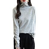 Chanyarn Women's 100% Merino Wool Seamless Sweater Turtleneck First-Line Ready to Wear Long Sleeve Knitted Pullover Tops