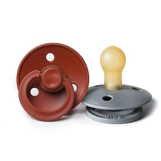 BIBS BPAFree Natural Rubber Baby Pacifier Made in