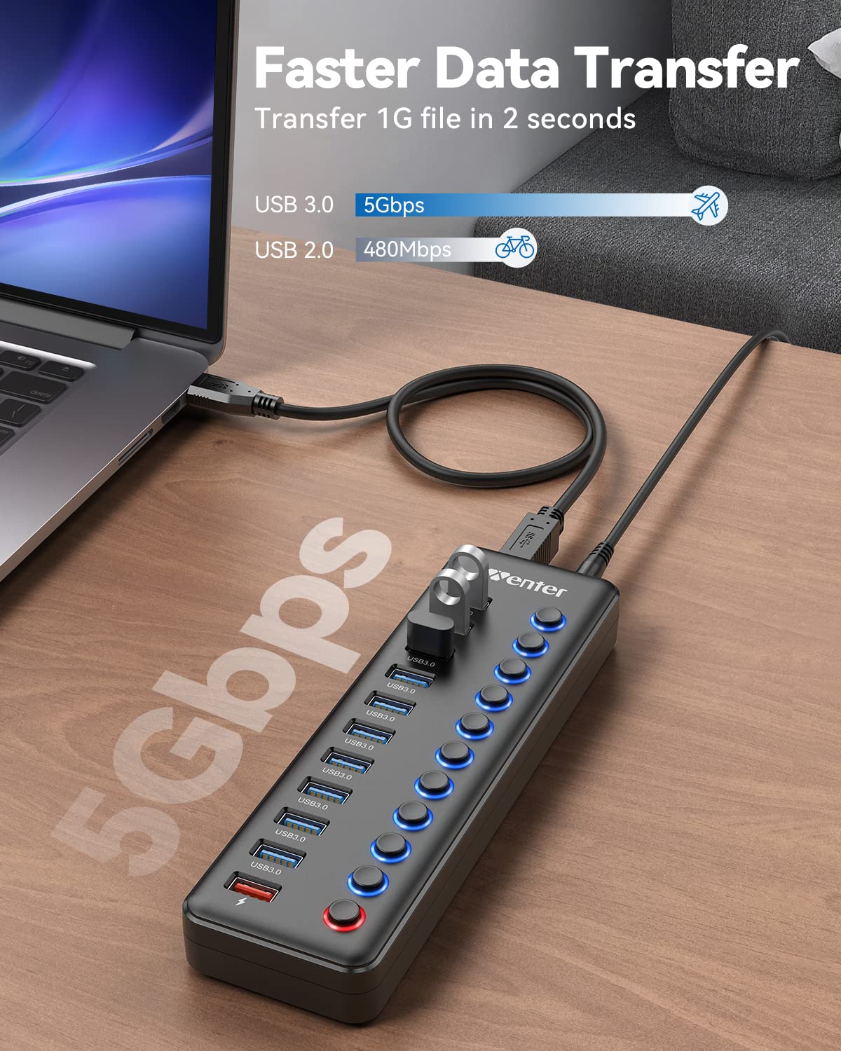 Powered USB Hub